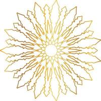 mandala pattern and background design with golden color, flower, texture, circle vector