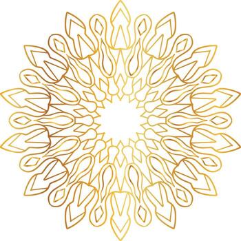 mandala pattern and background design with golden color, flower, texture, circle vector
