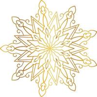 mandala pattern and background design with golden color, flower, texture, circle vector