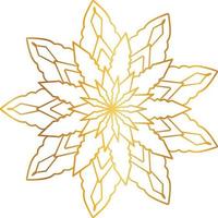 mandala pattern and background design with golden color, flower, texture, circle vector