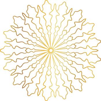 mandala pattern and background design with golden color, flower, texture, circle vector