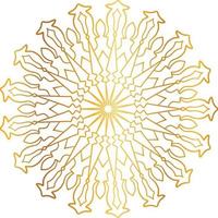 mandala pattern and background design with golden color, flower, texture, circle vector