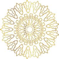 golden mandala design, royal, designing, background, circle, flower vector