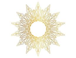 golden mandala design, royal, designing, background, circle, flower vector