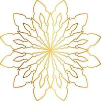 mandala pattern and background design with golden color, flower, texture, circle vector