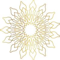 mandala pattern and background design with golden color, flower, texture, circle vector