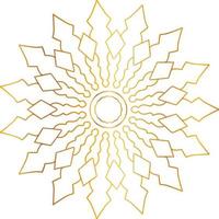 mandala pattern and background design with golden color, flower, texture, circle vector