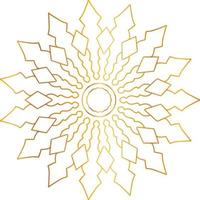 mandala pattern and background design with golden color, flower, texture, circle vector