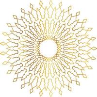 mandala pattern and background design with golden color, flower, texture, circle vector