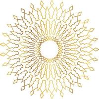 mandala pattern and background design with golden color, flower, texture, circle vector