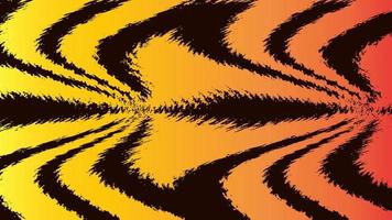 orange abstract background like psychedelic style vector