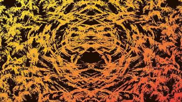 orange abstract background like psychedelic style vector