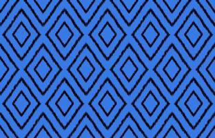 Ikat pattern seamless design. vector