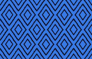 Ikat pattern seamless design. vector