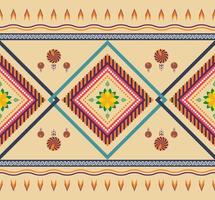Seamless oriental geometric ethnic pattern for background or wallpaper. Carpet floor curtain design vector