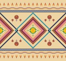 Seamless oriental geometric ethnic pattern for background or wallpaper. Carpet floor curtain design vector