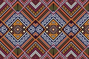 Seamless oriental geometric ethnic pattern for background or wallpaper. Carpet floor curtain design vector