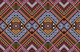 Seamless oriental geometric ethnic pattern for background or wallpaper. Carpet floor curtain design vector