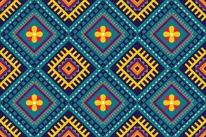 Seamless oriental geometric ethnic pattern for background or wallpaper. Carpet floor curtain design vector