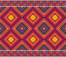 Seamless oriental geometric ethnic pattern for background or wallpaper. Carpet floor curtain design vector