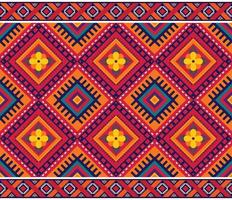 Seamless oriental geometric ethnic pattern for background or wallpaper. Carpet floor curtain design vector