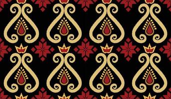 Seamless oriental geometric ethnic pattern for background or wallpaper. Carpet floor curtain design