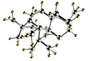 molécula 3d mediacal foto