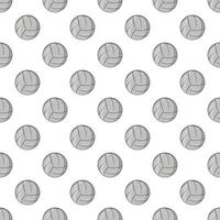 Volleyball seamless pattern vector