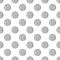 Volleyball seamless pattern vector