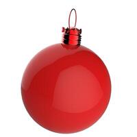 Empty Christmas ornament photo