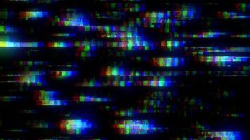 futuristische data glitch digitale tv storing video