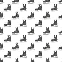 Skates seamless pattern vector