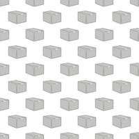 Box seamless pattern vector