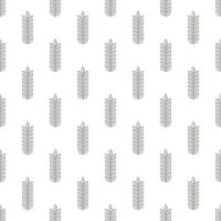 Wheat seamless pattern vector