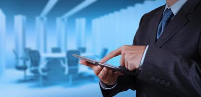 businessman success working with his board room photo