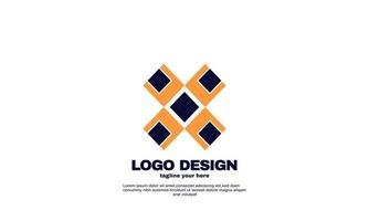 plantilla de diseño de identidad corporativa de diseño de logotipo de empresa de negocios de inspiración abstracta de stock vector