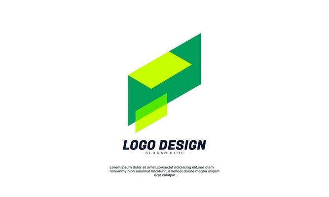 creative modern icon design logo element with company business template best for identity and logo vector