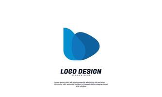 abstract originally created company business transparency icon for creative design vector