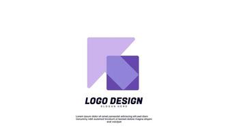 stock abstract creative idea for business or corporate transparent color design template vector