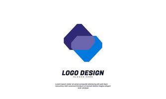 awesome creative company business transparent multicolor gradient design logo vector