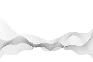 Abstract wave element on gray background with modern stripes. Vector illustration.