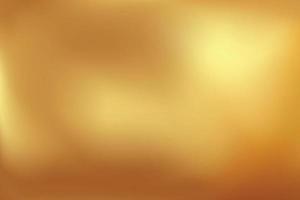 Gold abstract blurred gradient background. Vector illustration.