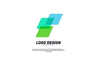 stock creative company logotype transparency colorful overlay vector icon logo flat design