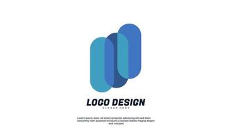 awesome creative company business idea logo design multicolor template design vector