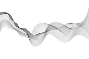 Abstract wave element on gray background with modern stripes. Vector illustration.