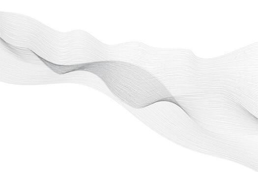 Abstract wave element on gray background with modern stripes. Vector illustration.