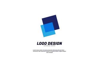 awesome creative idea rectangle for business building or company transparent design vector