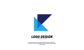 stock creative company brand with multicolored transparent and flat design vector