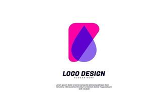 stock vector abstract creative idea triangle for company business corporate brand identity with transparent color design vector