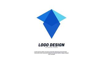 impresionante elemento de logotipo de diseño de empresa con plantilla de tarjeta de visita mejor para identidad y logotipo colorido vector